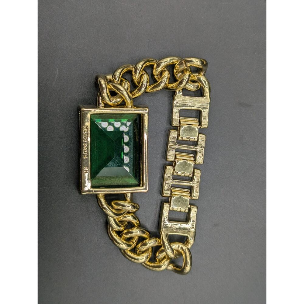 HEIDI DAUS Hot Rocks SET Green Erinite Necklace & Bracelet - Picture 5 of 16